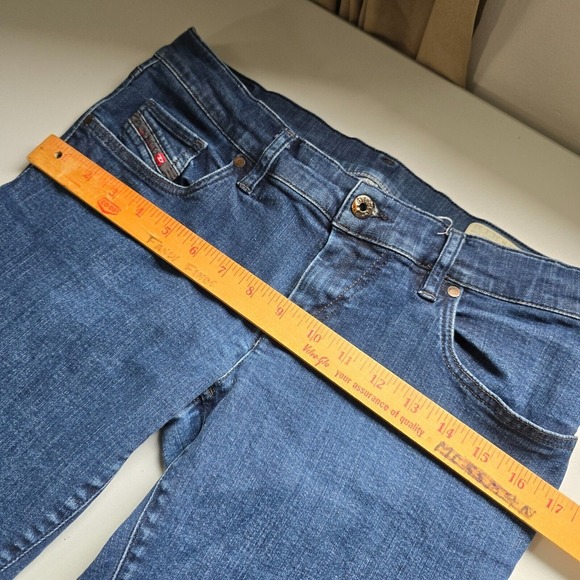 Diesel Grupee Jeans Womens 31x32 Blue Super Slim Skinny Low Waist Denim‎ - Picture 11 of 15